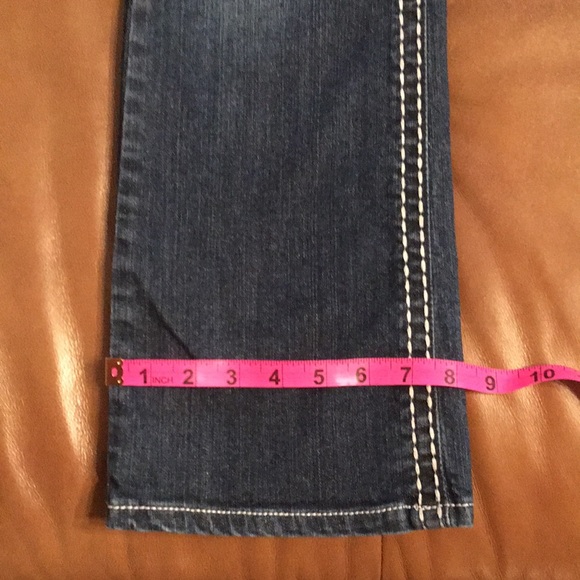 *** HOST PICK ** Paisley Sky dark blue denim jeans slim adult/junior girl size 8 - Picture 8 of 8
